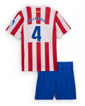 Billige Fotballdrakt Atletico Madrid Conor Gallagher #4 Replika Hjemmedraktsett Barn 2025-26 Kortermet (med bukser)